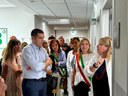 Casa di comunità Rottofreno - un momento della visita del presidente de Pascale